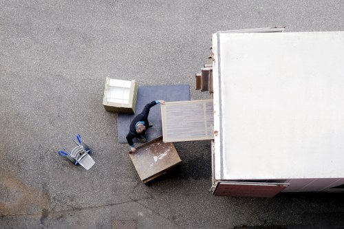 Van loaded for a Hampton removal service