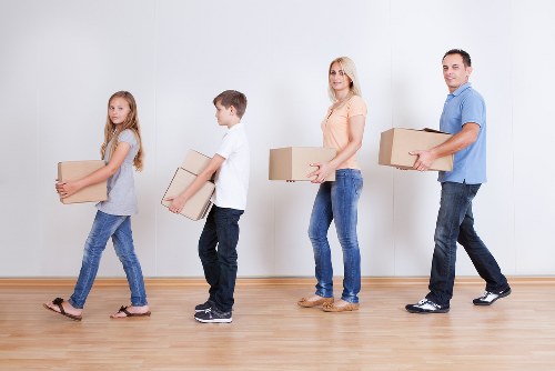 Professional removal team following a health and safety policy