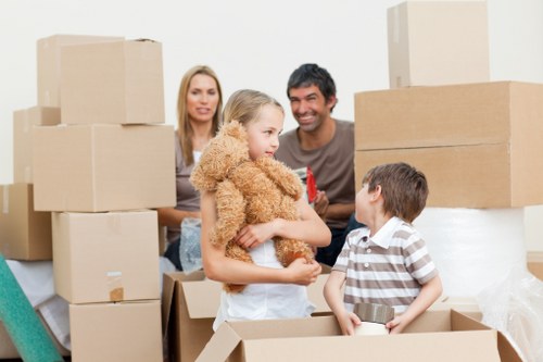 Checklist and packing supplies for a business move in Hampton